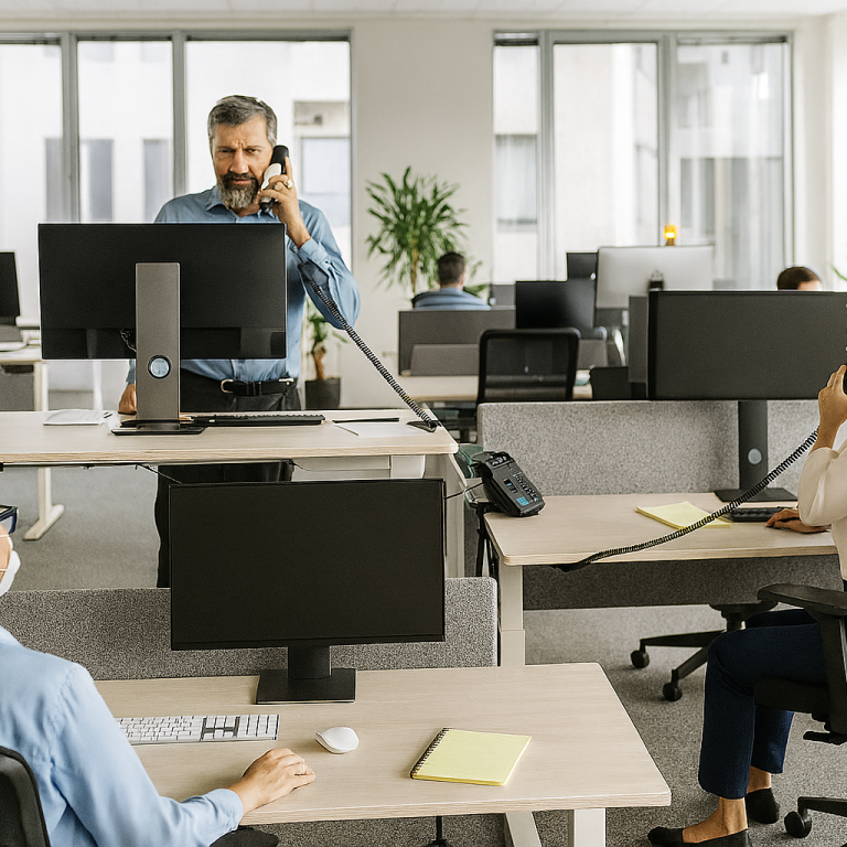 Pfleger auf einer Intensivstation